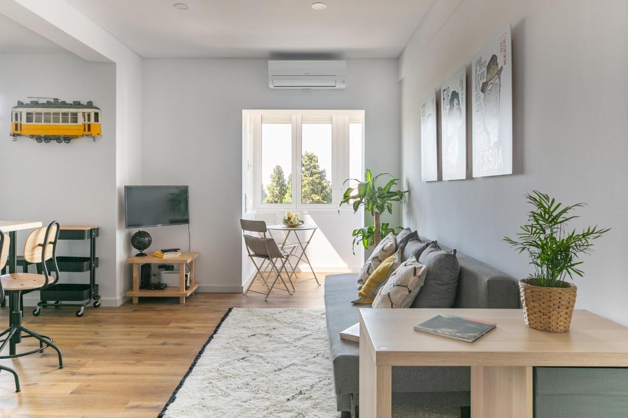 Spacious Apt Campo D'Ourique With Ac Lisboa Eksteriør billede
